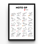 Circuit Wall Moto GP 2023 White