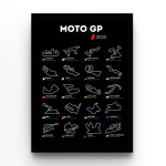Circuit Wall Moto GP 2023 Black
