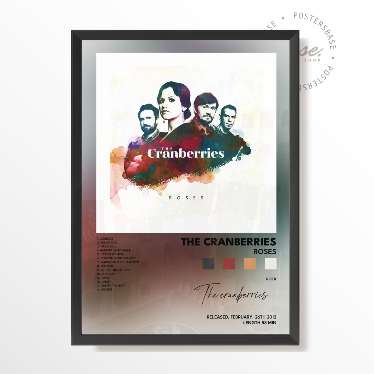 wp-image71280430121304.png the cranberries Roses poster – Image 1