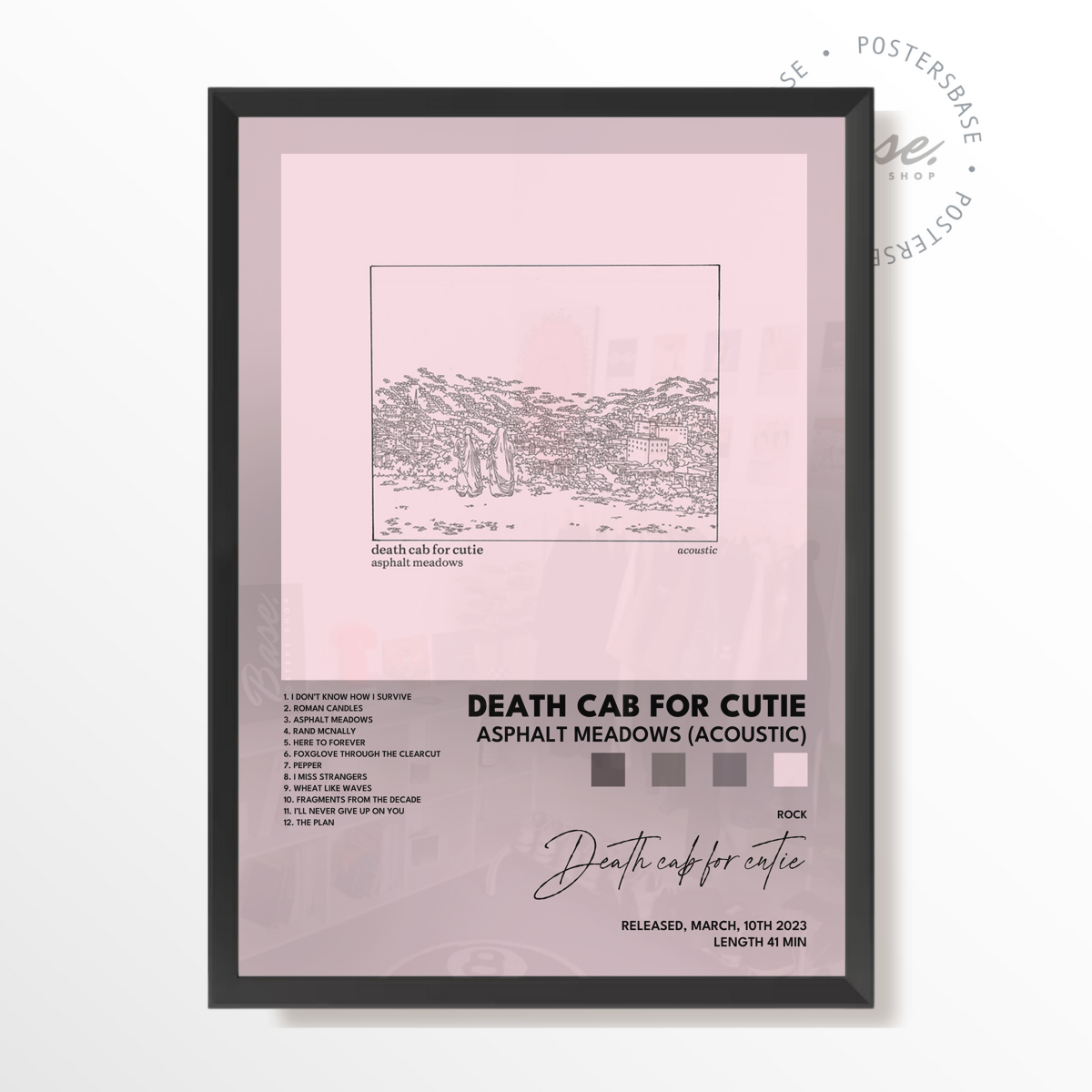 wp-image71281038721368.png death cab for cutie Asphalt Meadows Acoustic poster – Image 1