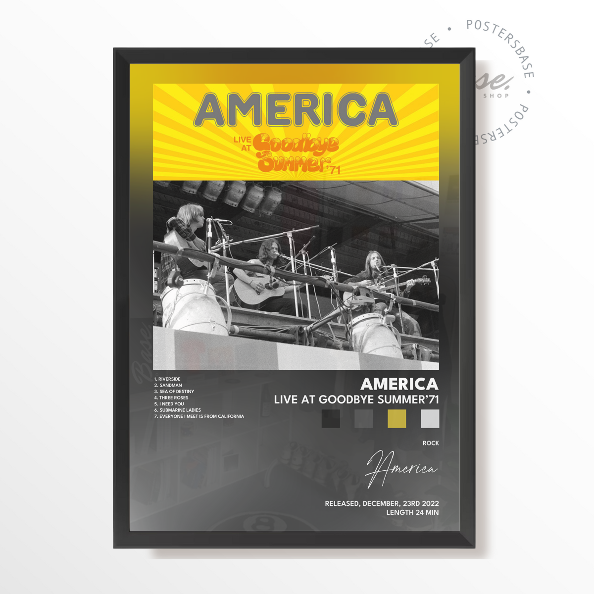 wp-image71281466540376.png america Live at Goodbye Summer71 poster – Image 1