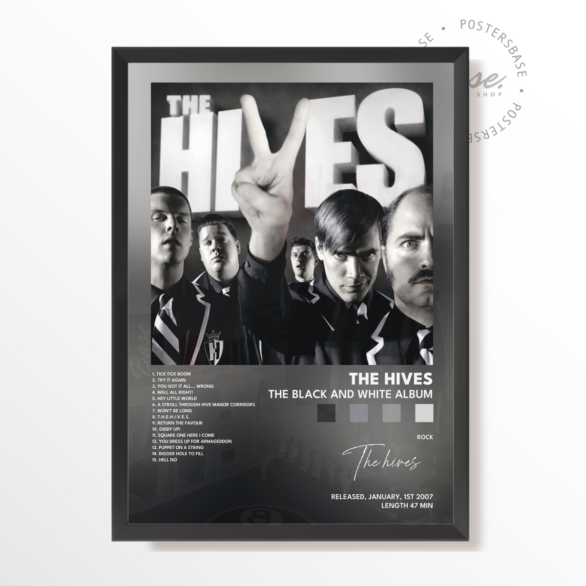 wp-image71281477615960.png the hives The Black and White album poster – Image 1