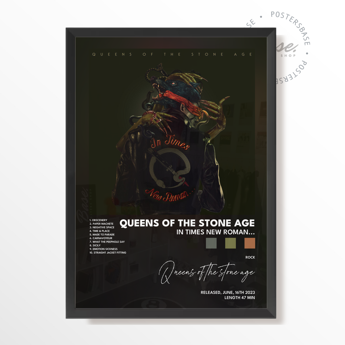 wp-image71282746229080.png queens of the stone age In Times New Roman poster – Image 1
