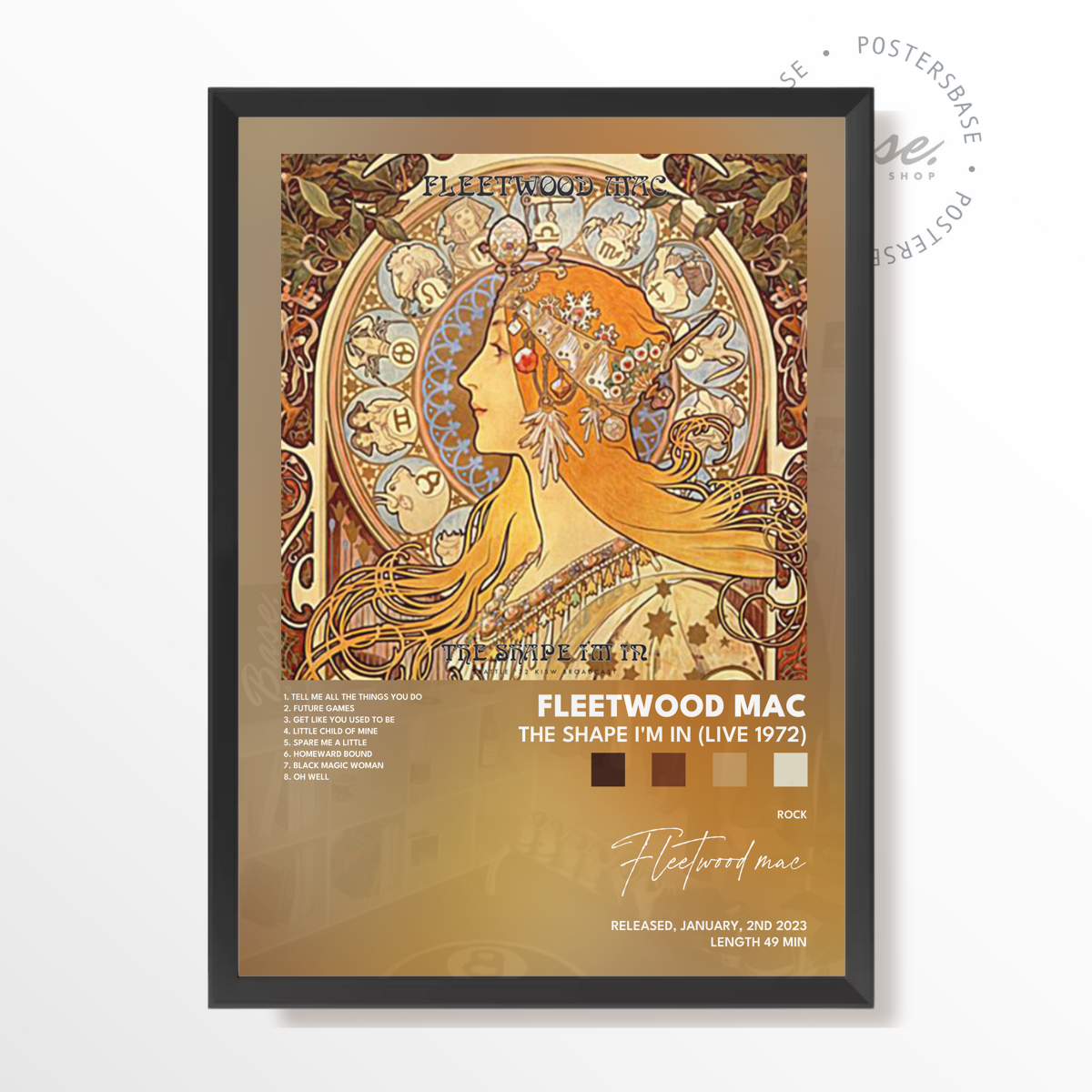 wp-image71282933760344.png fleetwood mac The Shape Im In Live 1972 poster – Image 1