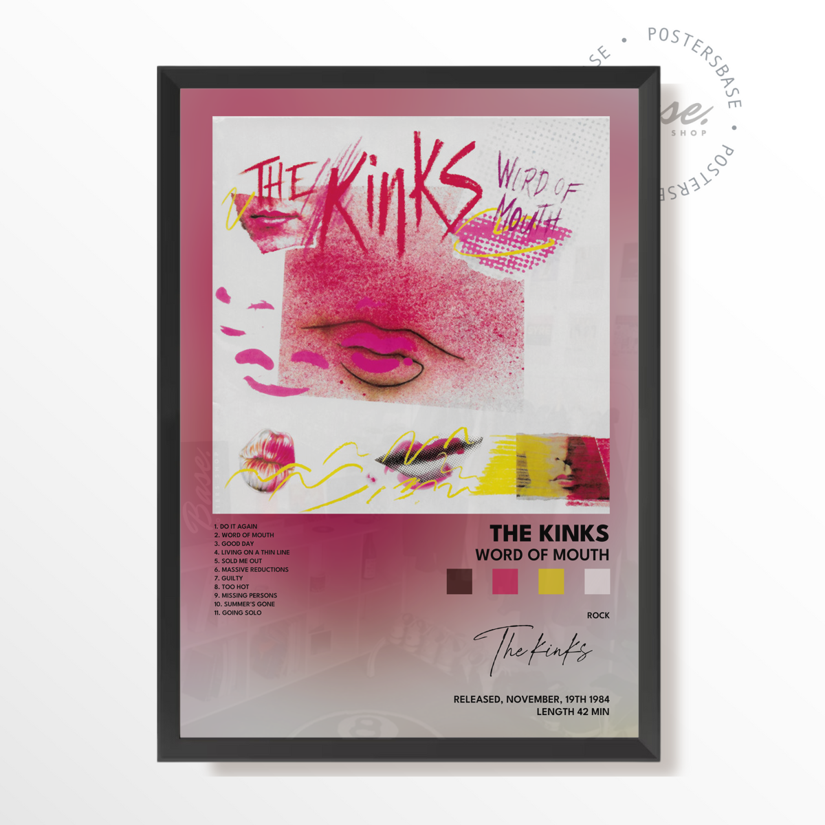 wp-image71284598473048.png the kinks Word of Mouth poster – Image 1