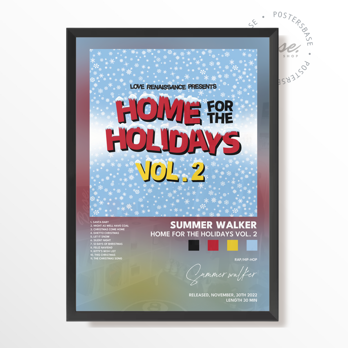 wp-image71326429053272.png summer walker Home For The Holidays Vol 2 poster – Image 1