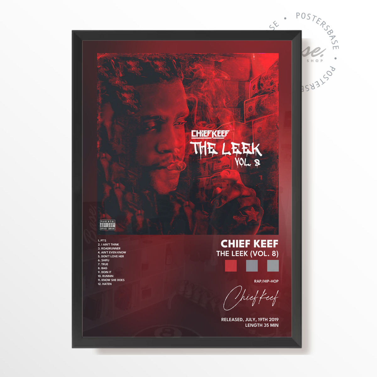 wp-image71326739923288.png chief keef The Leek Vol 8 poster – Image 1