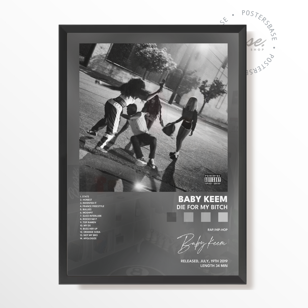 wp-image71326829183320.png baby keem DIE FOR MY BITCH poster – Image 1