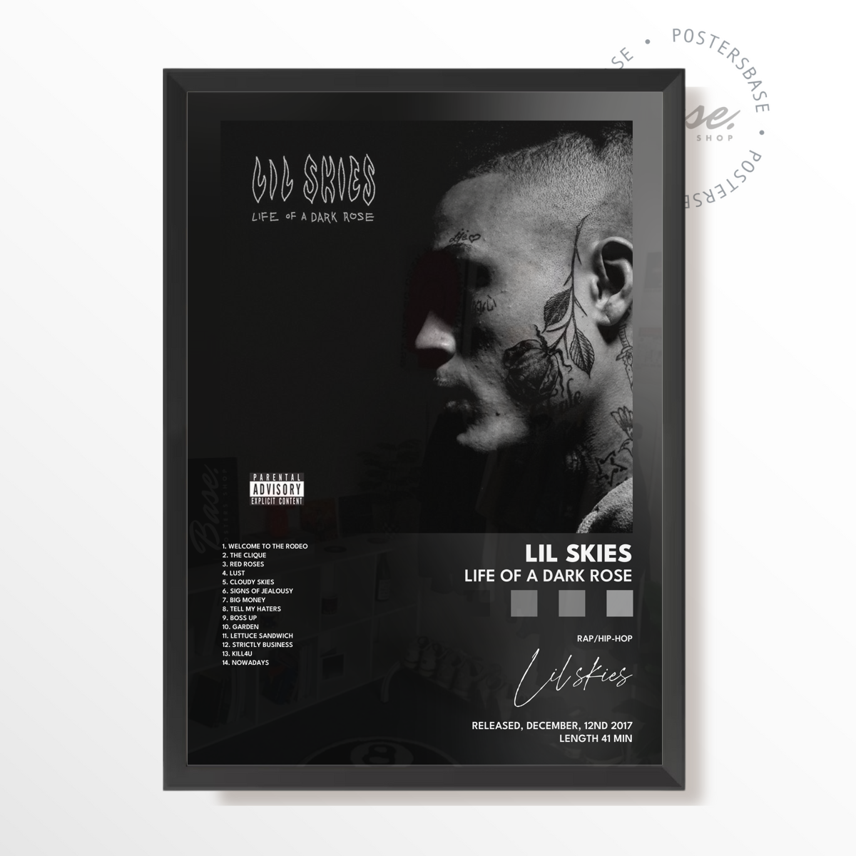 wp-image71327230886232.png lil skies Life of a Dark Rose poster – Image 1