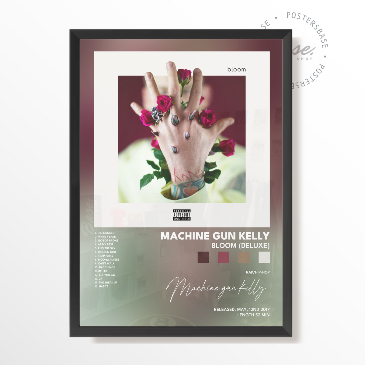 wp-image71327358517592.png machine gun kelly bloom Deluxe poster – Image 1