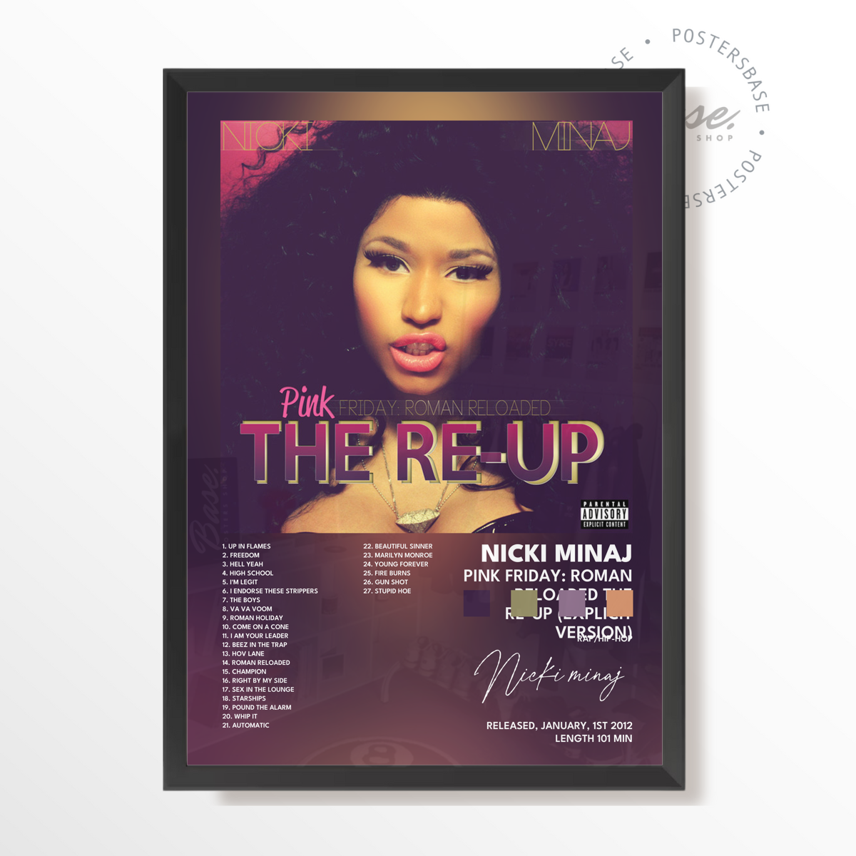wp-image71327372018008.png nicki minaj Pink Friday Roman Reloaded The Re Up Explicit Version poster – Image 1