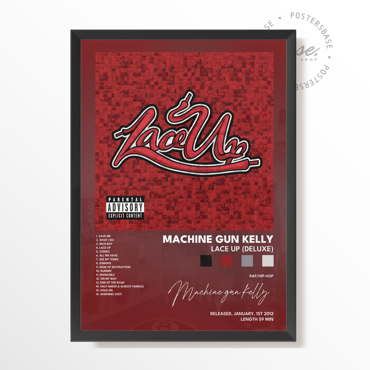 wp-image71327413895512.png machine gun kelly Lace Up Deluxe poster – Image 1