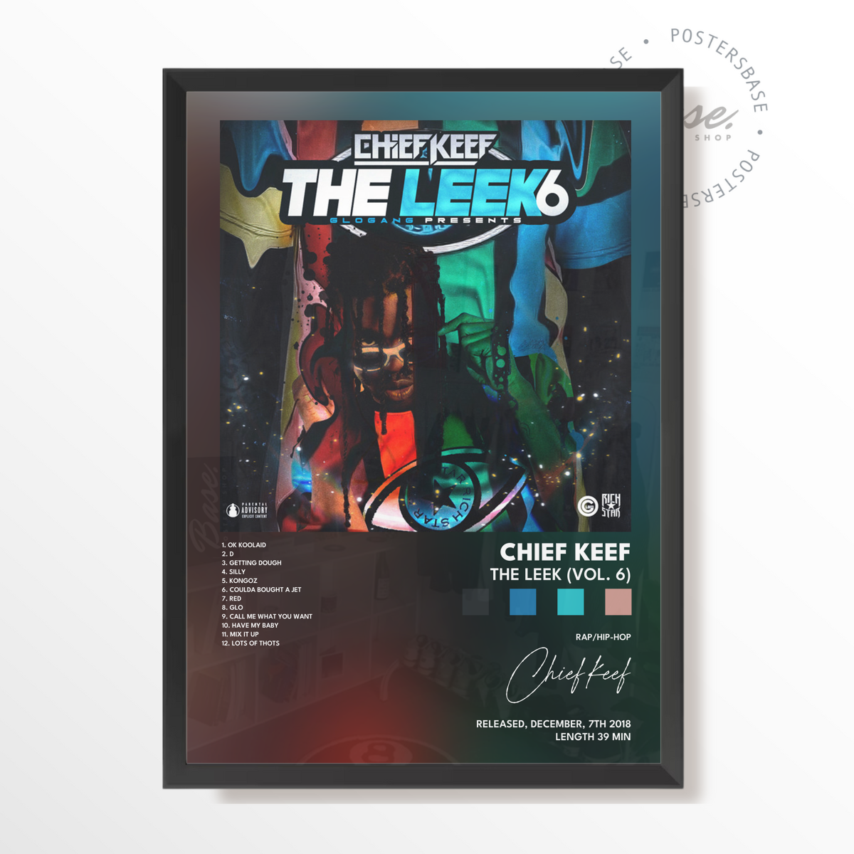 wp-image71327477170520.png chief keef The Leek Vol 6 poster – Image 1
