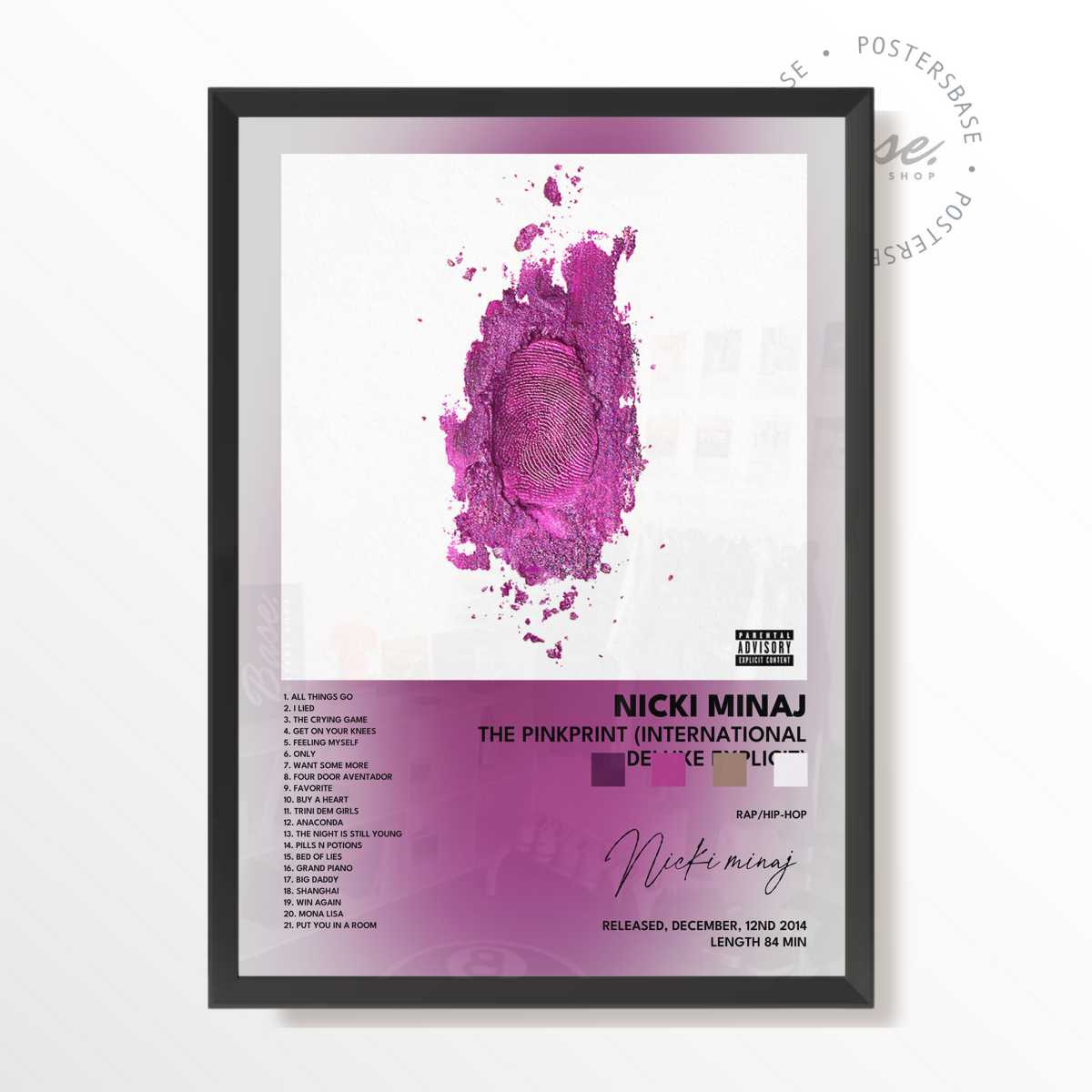 wp-image71327580979544.png nicki minaj The Pinkprint International Deluxe Explicit poster – Image 1