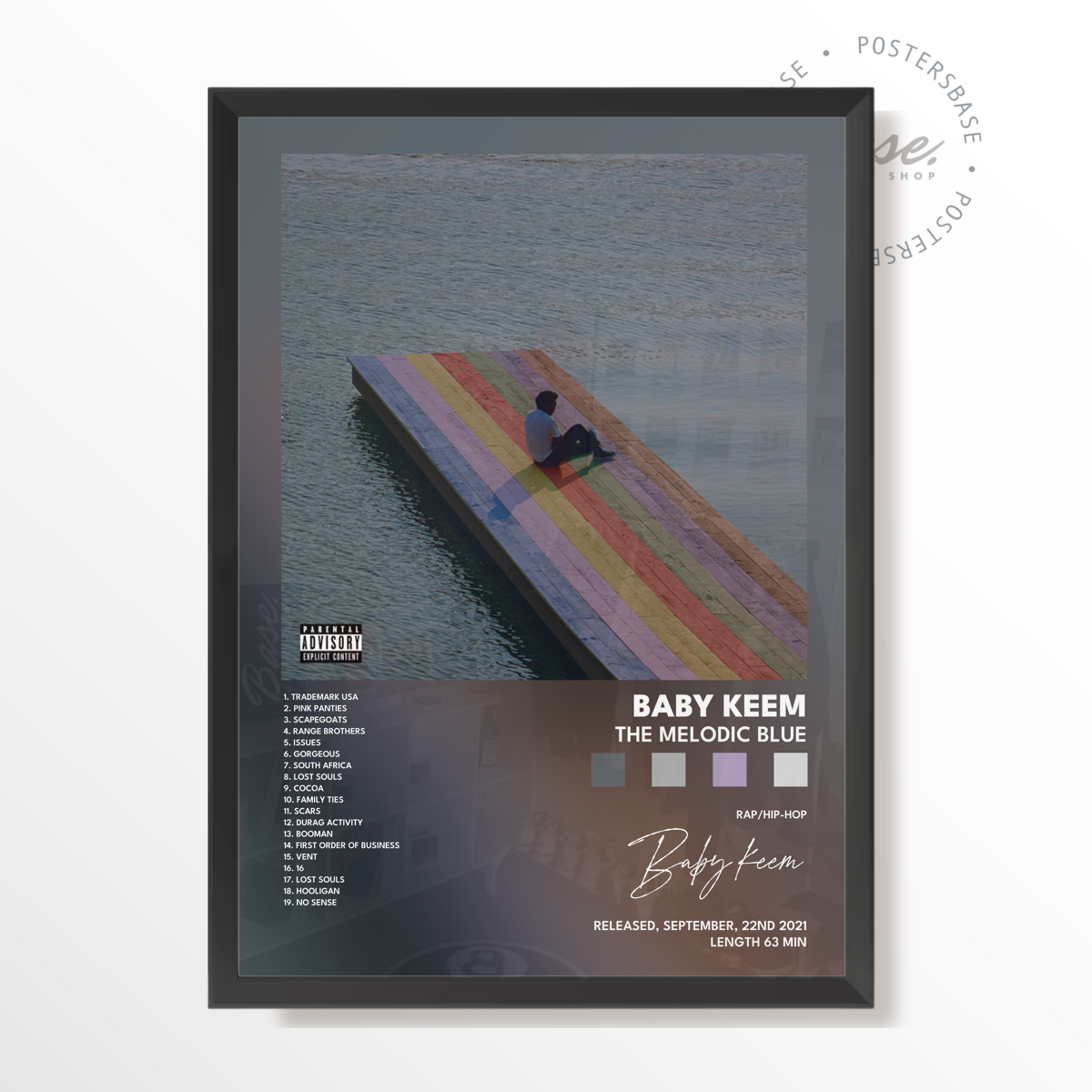 wp-image71327665291608.png baby keem The Melodic Blue poster – Image 1