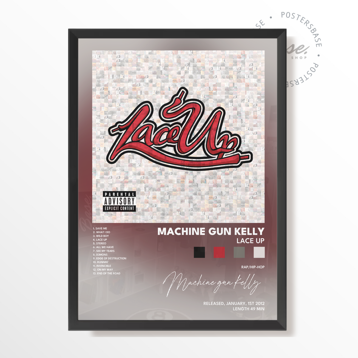 wp-image71327696322904.png machine gun kelly Lace Up poster – Image 1