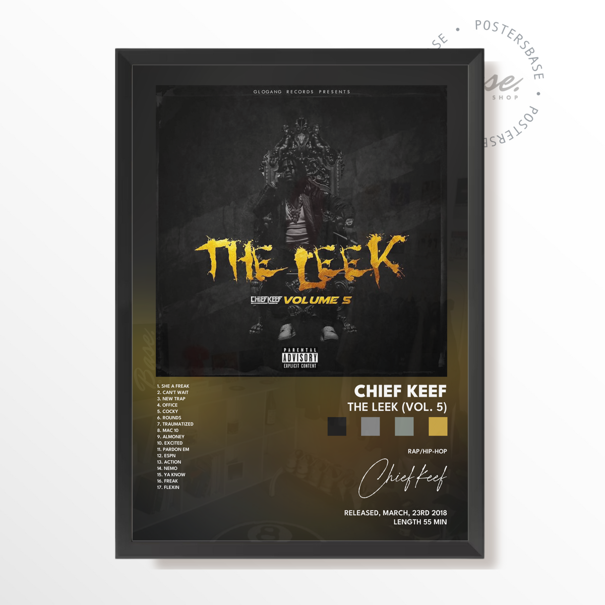 wp-image71327930614104.png chief keef The Leek Vol 5 poster – Image 1