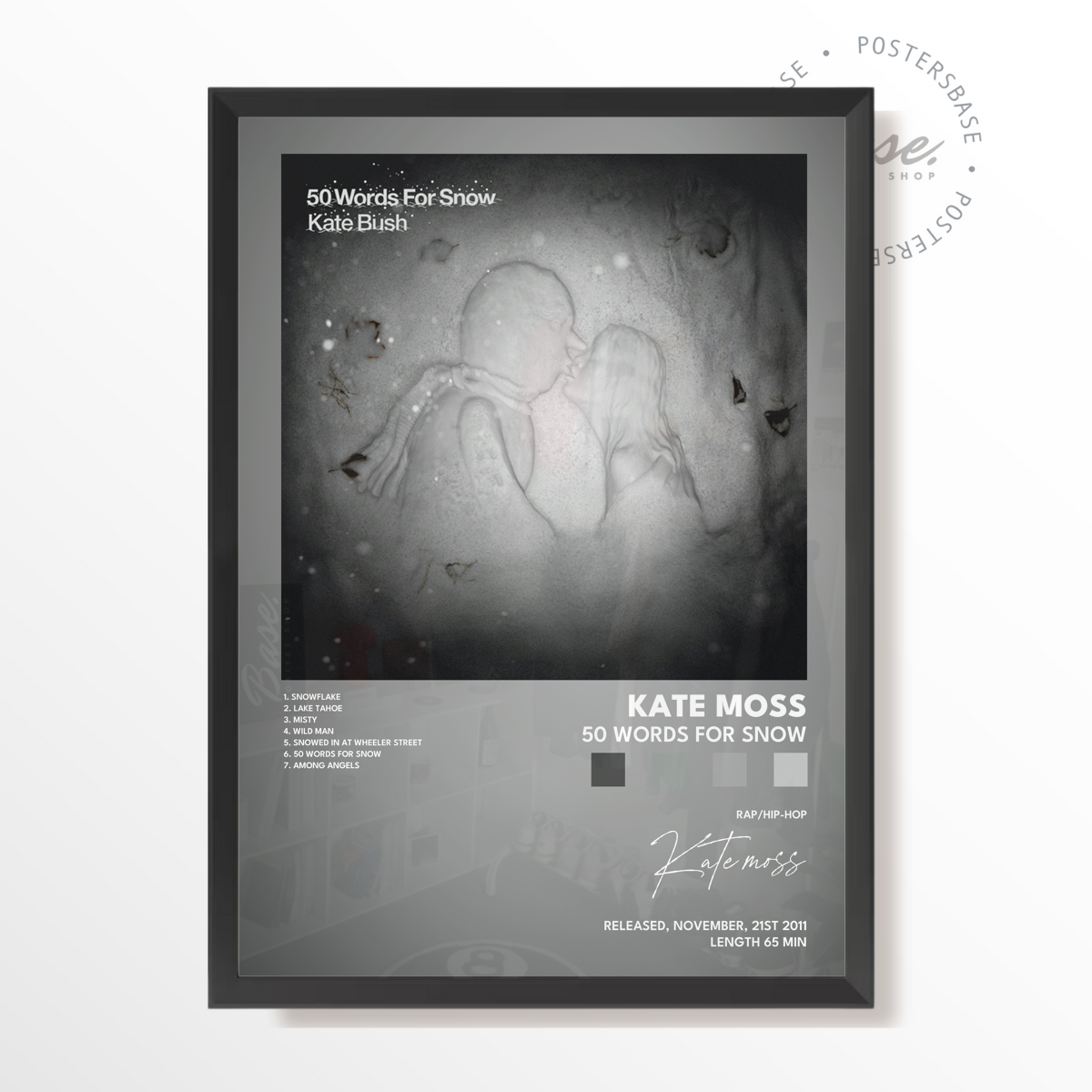 wp-image71327950930264.png kate moss 50 Words for Snow poster – Image 1